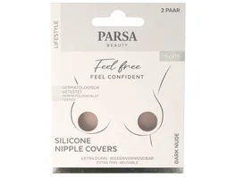 PARSA Beauty Silicone Nipple Covers Dark Nude