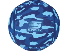 sunflex BEACH AND FUNBALL SIZE 5 CAMO BLUE 21 cm