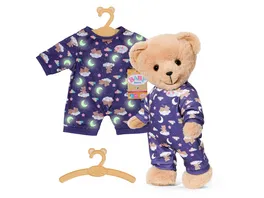 BABY born Teddy Schlafanzug Glow in the Dark