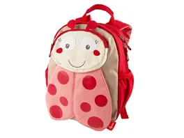 sigikid Kinder Pfoetchen Rucksack Marienkaefer