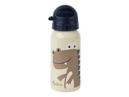 sigikid Edelstahl Kinder Trinkflasche Dino 400ml