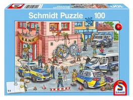 Schmidt Spiele Polizeieinsatz 100 Teile Kinderpuzzle