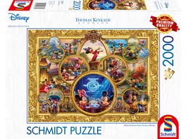 Schmidt Spiele Thomas Kinkade Disney Mickey Minnie Dream Collage II 2 000 Teile Puzzle