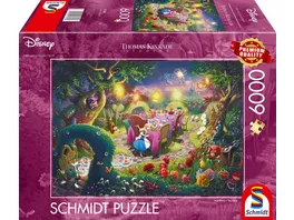 Schmidt Spiele Thomas Kinkade Studios Disney Alice in Wonderland Mad Hatter s Tea Party 6 000 Teile Puzzle