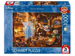 Schmidt Spiele Thomas Kinkade Studios Disney Dreams Collection Geppettos Pinocchio 1 000 Teile Puzzle