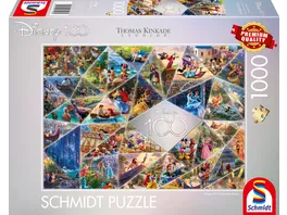 Schmidt Spiele Thomas Kinkade Disney 100th Celebration 1000 Teile Puzzle
