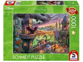 Schmidt Spiele Thomas Kinkade Studios Disney Dreams Collection Maleficent 1 000 Teile Puzzle