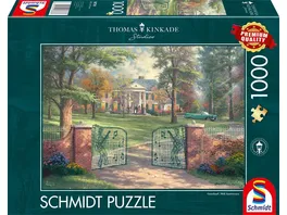 Schmidt Spiele Thomas Kinkade Studios Graceland 50th Anniversary 1 000 Teile Puzzle