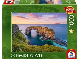 Schmidt Spiele Erwachsenenpuzzle Ireland Co Donegal Fanad Great Pollet Sea Arch 1 000 Teile Puzzle