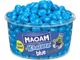 Maoam Suessware Kaubonbon Dragees Kracher blue