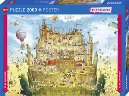 Heye Standardpuzzle 2000 Teile Puzzle That s Life High Above