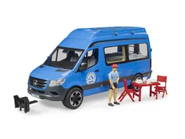 BRUDER MB Sprinter Camper mit Fahrer