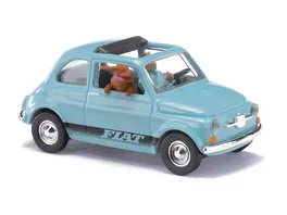BUSCH 48735 1 87 Fiat 500 mit Fahrer und Hund