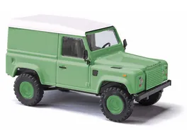 BUSCH 54352 1 87 Land Rover Defender 90 Kasten Gruen