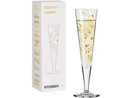 RITZENHOFF Goldnacht Champagnerglas 2 Von Sibylle Mayer