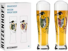 RITZENHOFF Brauchzeit Weizenbierglas Set 3 4 Von Sonja Eikler