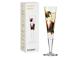RITZENHOFF Champagnerglas Goldnacht 27 von Samy Halim
