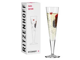 RITZENHOFF Champus Paris Edition Champagnerglas H23 Von Lea Stuhldreier