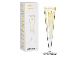 RITZENHOFF Champagnerglas Goldnacht 39 von Nathalie Jean F24