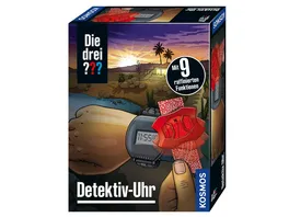 KOSMOS Die drei Detektiv Uhr