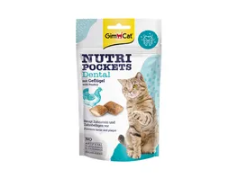 GimCat Nutri Pockets Katzensnack Dental
