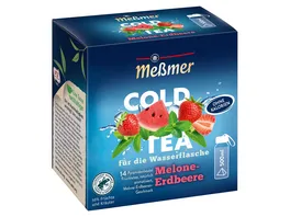 Messmer Fruechtetee Cold Tea Melone Erdbeere