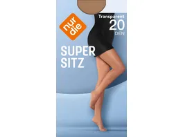 NUR DIE Damen Feinstrumpfhose Supersitz Color 20 DEN