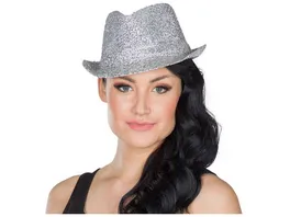 Party x People 414514 Fancy Fedora silber