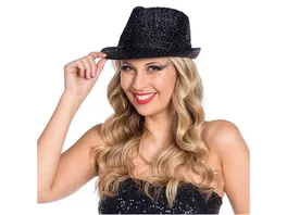 Party x People 414519 Fancy Fedora schwarz