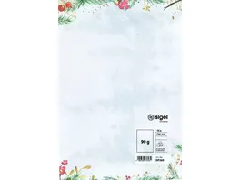 sigel Inkjet Weihnachtsbriefpapier A4 Magic DP269