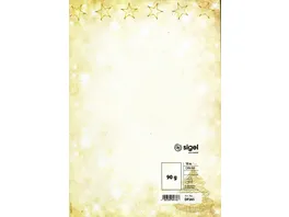 sigel Inkjet Weihnachtsbriefpapier A4 Graceful DP265