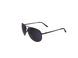 BACKIN BLACK Sonnenbrille schwarz mit grauer Scheibe