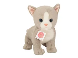 Teddy Hermann Babykatze grau 24 cm