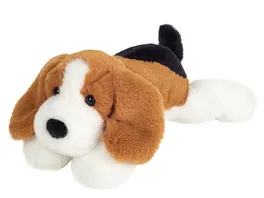 Teddy Hermann Schlenkerhund dreifarbig 29 cm