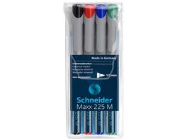 Schneider Universalmarker non permanent Maxx 225 M 4er Etui