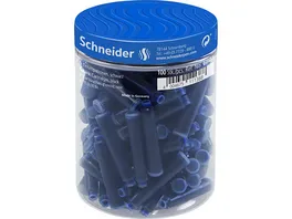 Schneider Tintenpatrone Standard fuer Fuellhalter 100er Dose