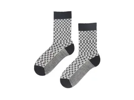 Hudson Damen Socken Houndstooth