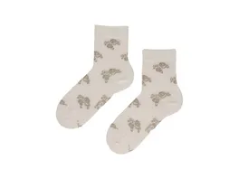 KUNERT Damen Socken Ajour Flowers 18 DEN