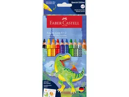 FABER CASTELL Buntstift Jumbo Grip Dino 8 2