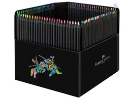 FABER CASTELL Buntstifte Black Edition Cube 100er Set