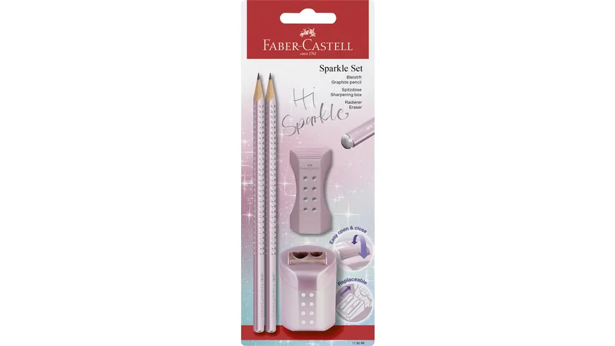 Faber Castell Schreibset Sparkle Bk Acc Rose Online Bestellen M Ller Sterreich