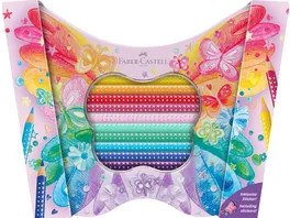 FABER CASTELL Geschenkset Sparkle im Schmetterlingsetui