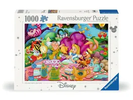Ravensburger Puzzle 12000109 Alice im Wunderland 1000 Teile Disney Puzzle fuer Erwachsene und Kinder ab 14 Jahren
