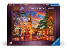 Ravensburger Puzzle 12000184 Sonnenuntergang in London 1000 Teile Puzzle fuer Erwachsene und Kinder ab 14 Jahren
