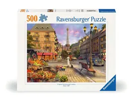 Ravensburger Puzzle 12000198 Spaziergang durch Paris 500 Teile Puzzle