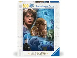 Ravensburger Puzzle 12000204 Harry Potter in Hogwarts 500 Teile Harry Potter Puzzle fuer Erwachsene und Kinder ab 12 Jahren