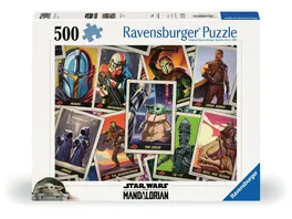 Ravensburger Puzzle 12000216 Auf der Suche nach dem Kind 500 Teile Star Wars Mandalorian
