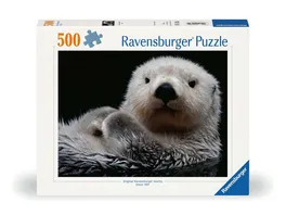 Ravensburger Puzzle 12000235 Suesser kleiner Otter 500 Teile Puzzle