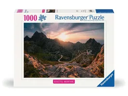 Ravensburger Puzzle 12000251 Serra de Tramuntana Mallorca 1000 Teile Puzzle Beautiful Mountains Kollektion ab 14 Jahren