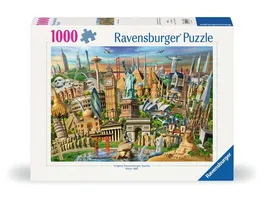 Ravensburger Puzzle 12000332 Sehenswuerdigkeiten weltweit 1000 Teile